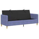 Sofa z miejscem do przechowywania Niebieski dżins