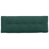 Poduszka na plecy Ciemna zieleń 140 x 50 cm Tkanina sztruksowa