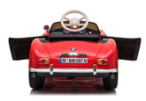 Auto na Akumulator BMW Retro Dla Dzieci Pilot LED MP3 Czerwone Lakierowane