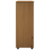 Rolkowa szafka 53 x 39 x 103 cm Lite drewno sosnowe