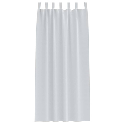 Firany blackout z kółkami 2 pcs Jasnoszary 260 x 140 cm