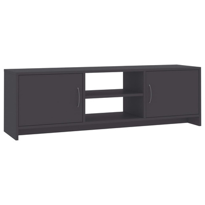 vidaXL Szafka pod TV, szara, 120x30x37,5 cm, materiał drewnopochodny