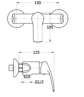 Bateria natryskowa Malta  Invena