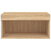 vidaXL Szafka pod TV, z oświetleniem LED, dąb sonoma, 60x30x30 cm