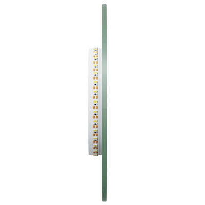 vidaXL Lustro łazienkowe z LED, 50x20 cm, owalne