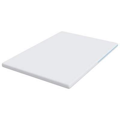 Nakładka na materac Biały 160 x 200 cm Tkanina żakardowa