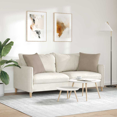 Poduszki na sofę 2 pcs Ciemnoszary 50 x 50 cm tkanina