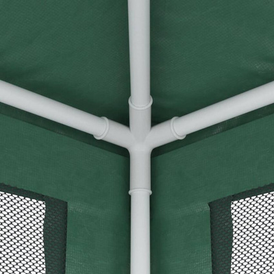 vidaXL Namiot imprezowy z 4 ścianami z siatki, zielony, 3x3 m, HDPE