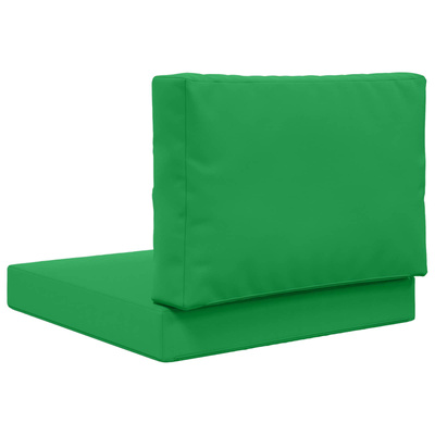 Poduszka do sofy na zewnątrz 2 pcs Zielony Poliester