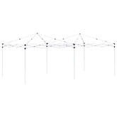 Namiot imprezowy rozkładany 575 x 288 x 245 cm bordowy