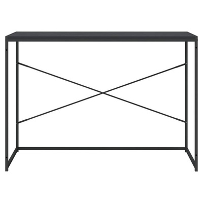 vidaXL Biurko komputerowe, czarne 110x60x70 cm materiał drewnopochodny
