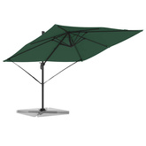 Parasol Roma Zielony 286 x 284 x 265 cm Aluminium i Poliester