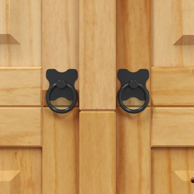 Kredens z sosny meksykańskiej, seria Corona, 80x40x170 cm