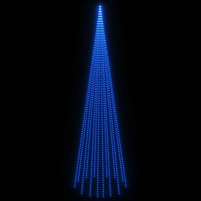 vidaXL Choinka do montażu na maszcie, 1134 niebieskich LED, 800 cm