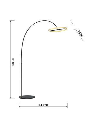 Lampa podłogowa. BREST 3016-104L