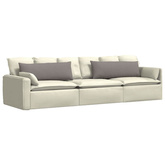 Poduszki na sofę 2 pcs Ciemnoszary 120 x 40 cm tkanina