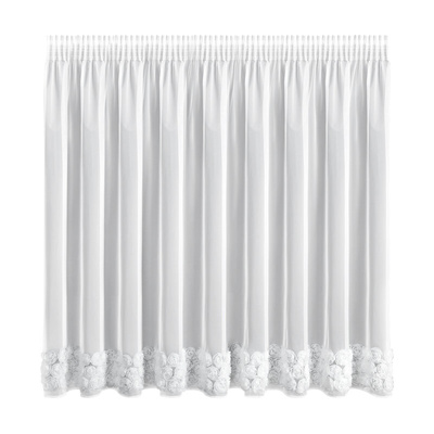 Firana Roses biała 350x160