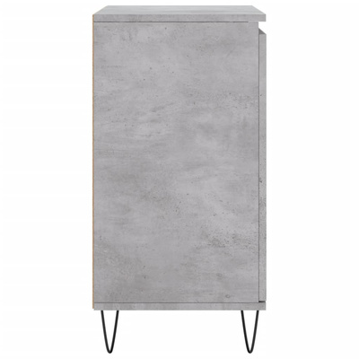 vidaXL Komoda, szarość betonu, 60x35x70 cm, materiał drewnopochodny