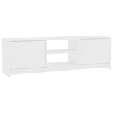 vidaXL Szafka pod TV, biała, 120x30x37,5 cm, materiał drewnopochodny
