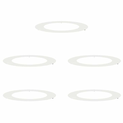 odpowiedni dla płaskich pierścieni drzewa 5 pcs Biały ?60 / 90 cm