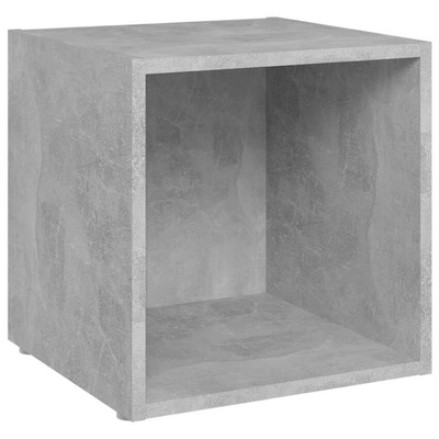 vidaXL Szafka pod TV, szarość betonu, 37x35x37 cm, płyta wiórowa
