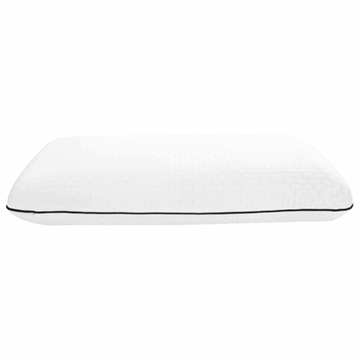 Poduszka do spania Gładki Biały 60 x 40 x 10 cm Pianka żelowa