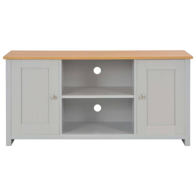 vidaXL Szafka pod TV, szara, 120 x 39 x 58 cm
