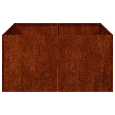 Doniczka Rusty 80x80x40 cm Stal nierdzewna