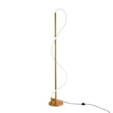 Nowoczesna Lampa podłogowa Złota LED 30W 3000K Abruzzo Spirali