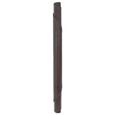vidaXL Dywan okrągły, ciemnobrązowy, 100 cm, bambusowy