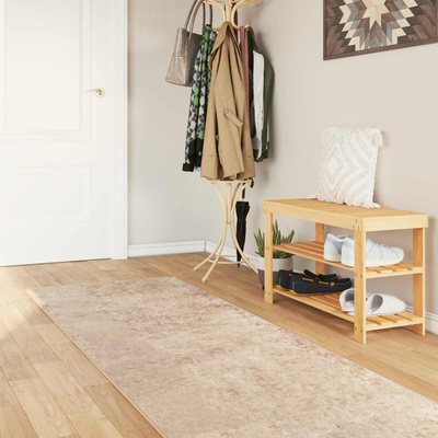 Chodnik dywanowy MARSA Beżowy 100 x 450 cm Poliester i PVC