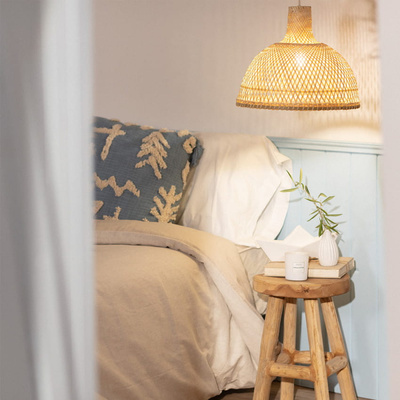 Lampa wiszaca Boho z Bambusa ?40cm Abruzzo Mediceo E27