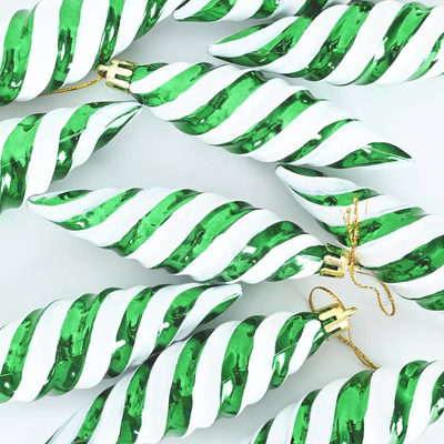 Świąteczna kula w spiralnym kształcie 40 pcs Zielony