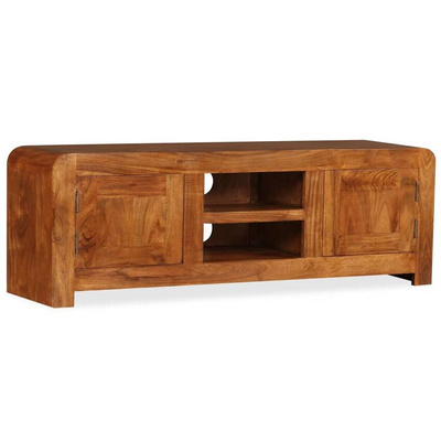 vidaXL Szafka pod TV, drewno w kolorze miodowego brązu, 120x30x40 cm