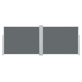 Zwijana markiza boczna, antracytowa, 140 x 1000 cm