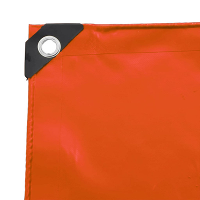 Plandeka 650g / m² pomarańczowy 1,5 x 6 m Płótno z powłoką PVC