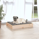vidaXL Legowisko dla psa, 61,5x49x9 cm, lite drewno sosnowe