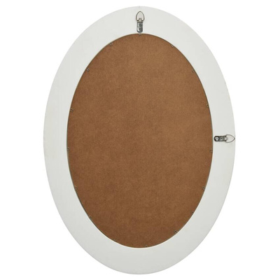 vidaXL Lustro ścienne w stylu barokowym, 50x70 cm, białe