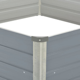 Donica do podniesionej grządki 129x129x46cm, stal galwanizowana