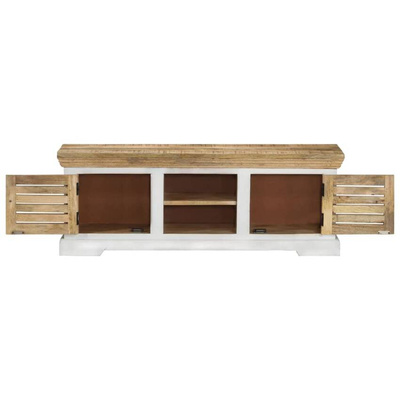 vidaXL Szafka pod TV, 110x30x40 cm, lite drewno mango