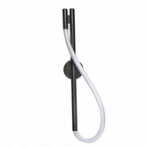 Kinkiet ścienny Serpente PC2552 12W CCT czarny-wężyk splot