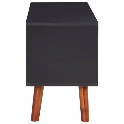 vidaXL Szafka pod TV, 110x35x50 cm, lite drewno akacjowe i MDF