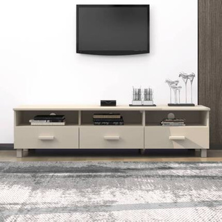 vidaXL Szafka pod TV HAMAR, miodowy brąz, 158x40x40 cm, drewno sosnowe