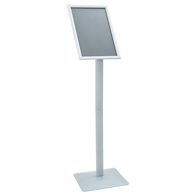 Stojak na plakaty 32 x 27 x 119 cm Żeliwo srebrny