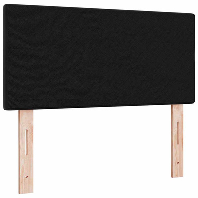 Zagłówek Czarny 100 cm Aksamit