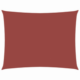 Żagiel ogrodowy z tkaniny oxford, prostokąt 2x4 m, terakota