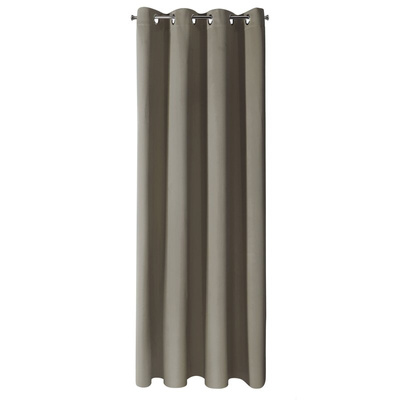 Zasłona Nerisa ciemnobeżowa 140x250