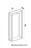 Lampa ogrodowa stojąca solarna ARS-500SL