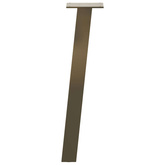 Nogi do stolika kawowego 4 szt. Naturalna stal 42 cm Stal