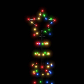 vidaXL Choinka z lampek, z kołkami, 570 kolorowych LED, 300 cm